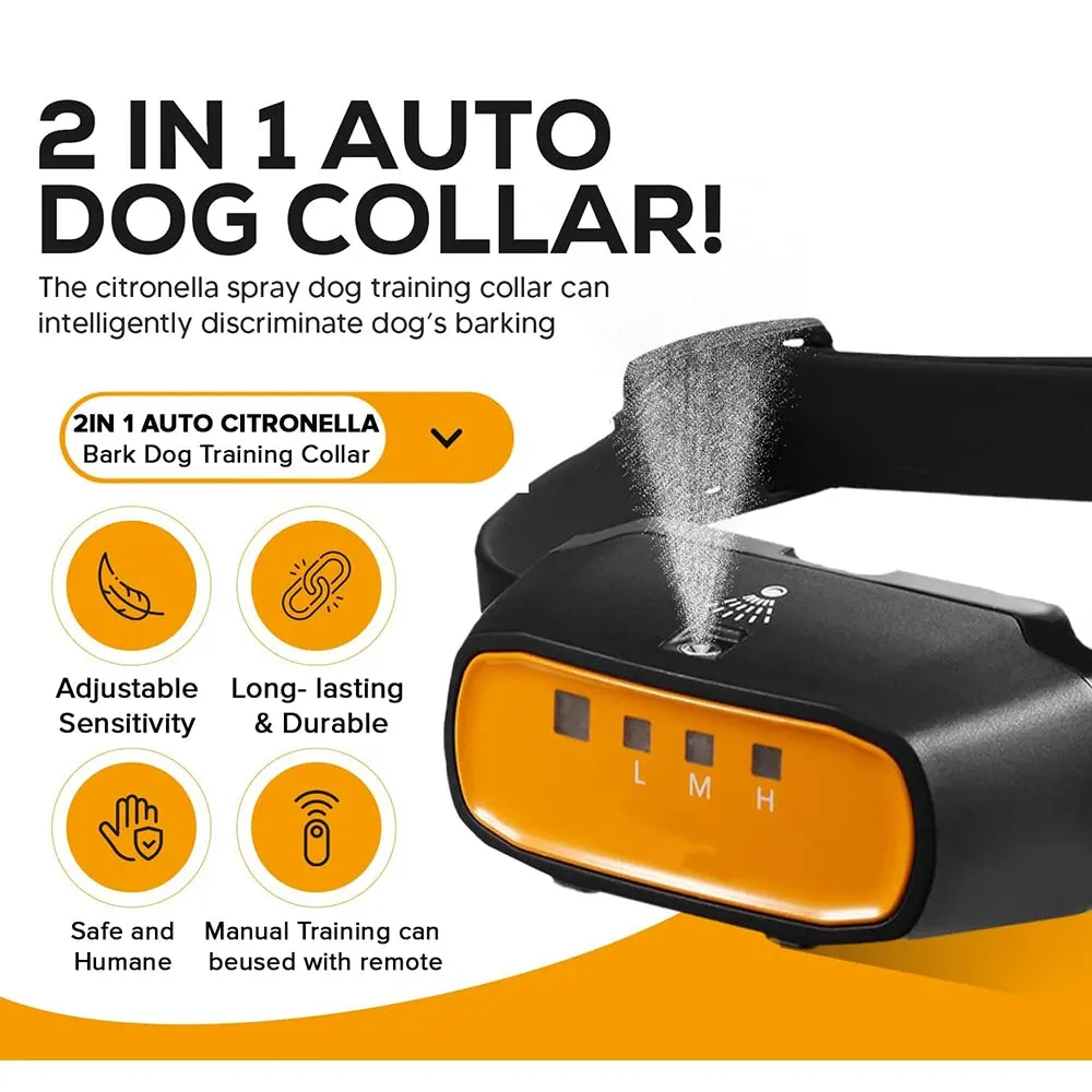 2-in-1 Citronella Dog Training Collar