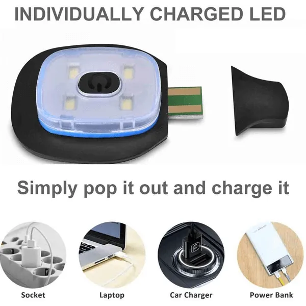 2 in 1 Rechargeable Lighted Bluetooth Beanie
