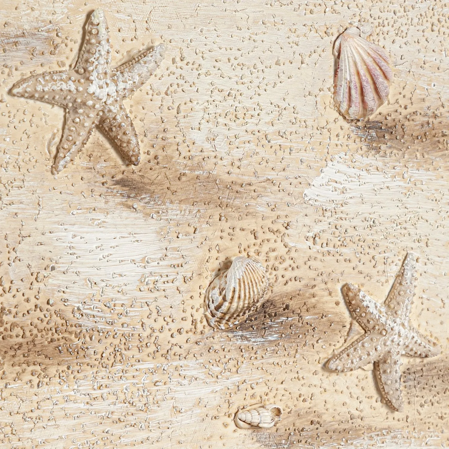 20"L x 24"H Hand Painted Textured Indoor Canvas Wall Décor, Shoreline,6c89011