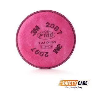 3M 2097 P100 Particulate Filter with Organic Vapour Relief