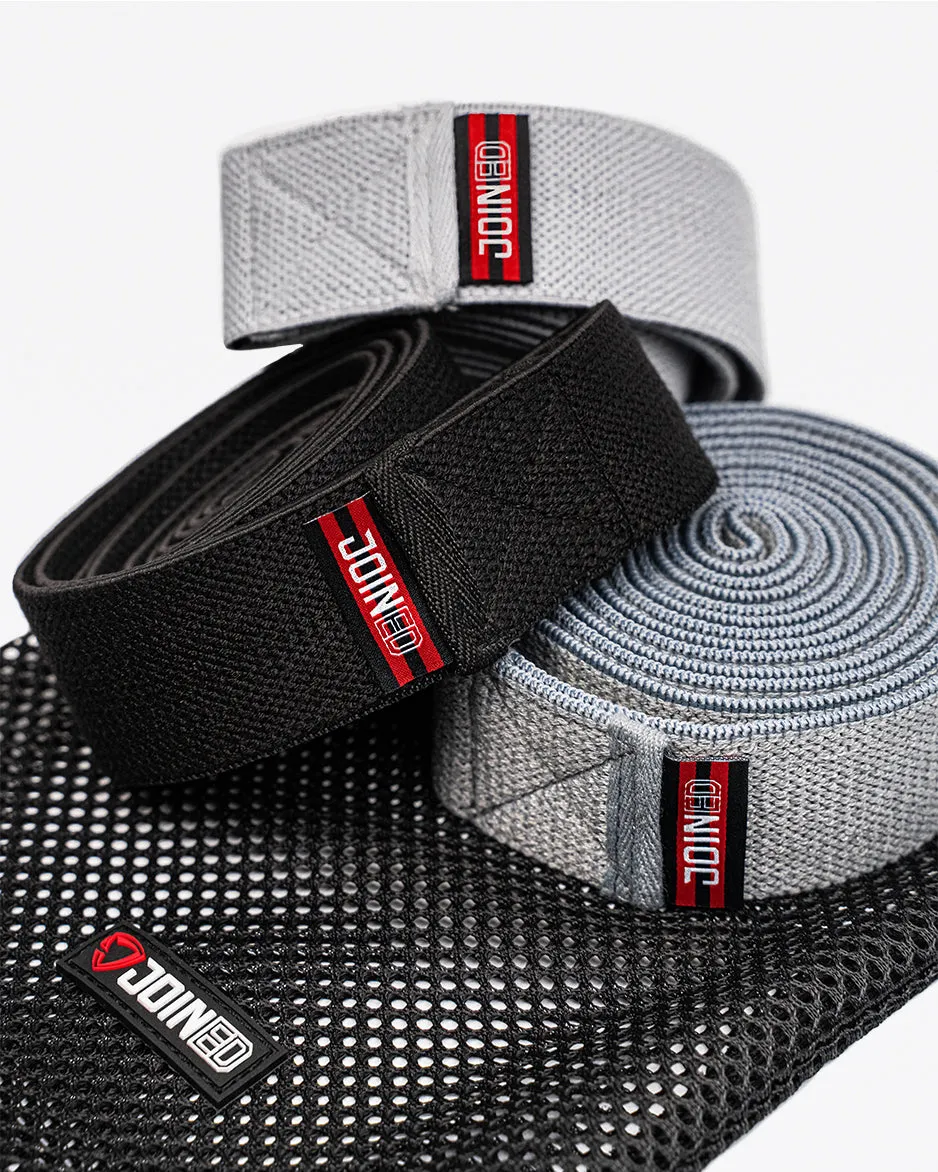 4mm Fabric Long Resistance Band 3-Level Kit