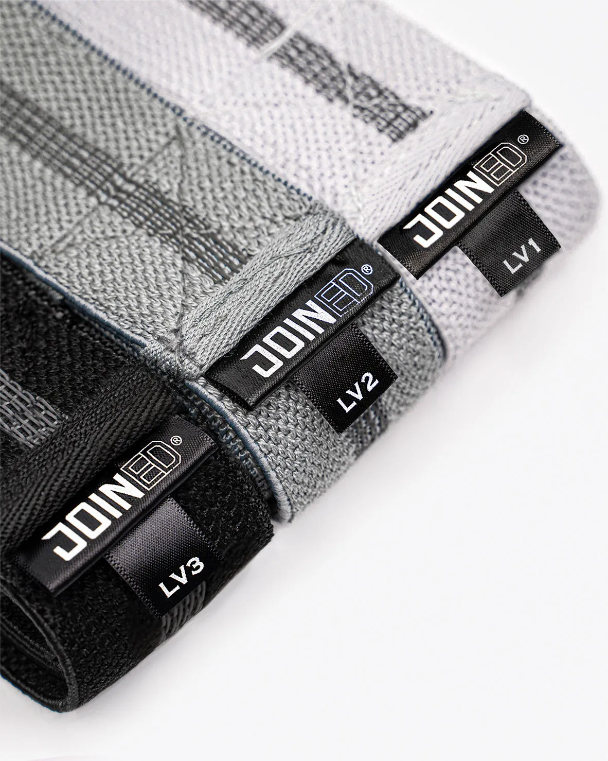 4mm Fabric Long Resistance Band 3-Level Kit
