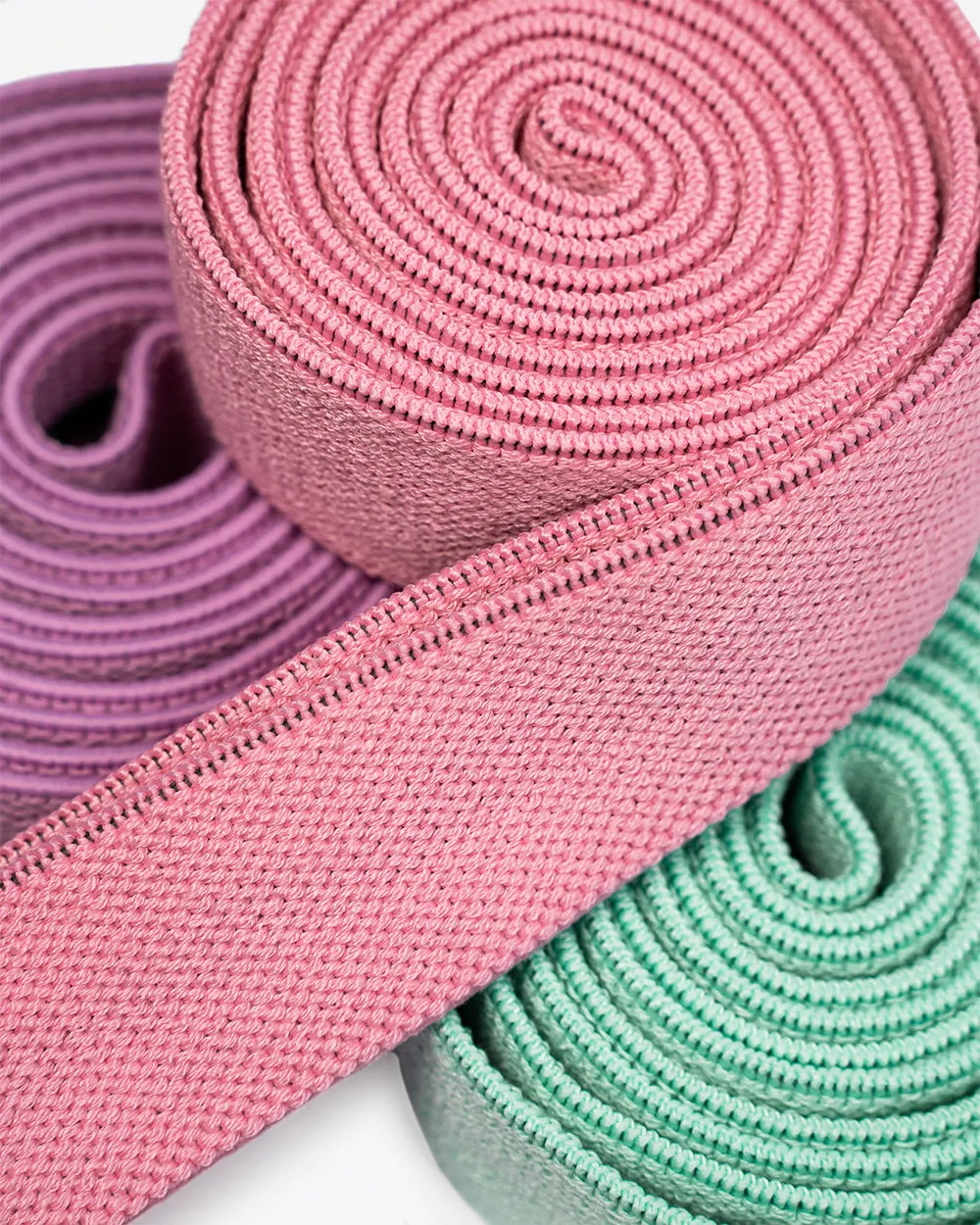 4mm Fabric Long Resistance Band 3-Level Kit