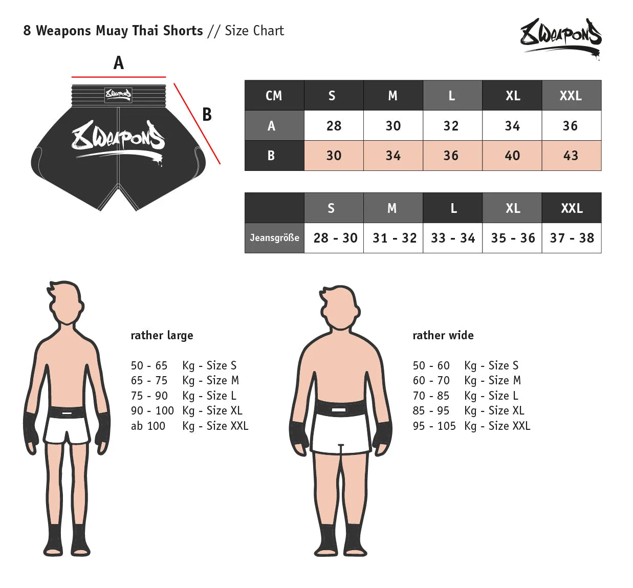 8 WEAPONS Strike Muay Thai Shorts