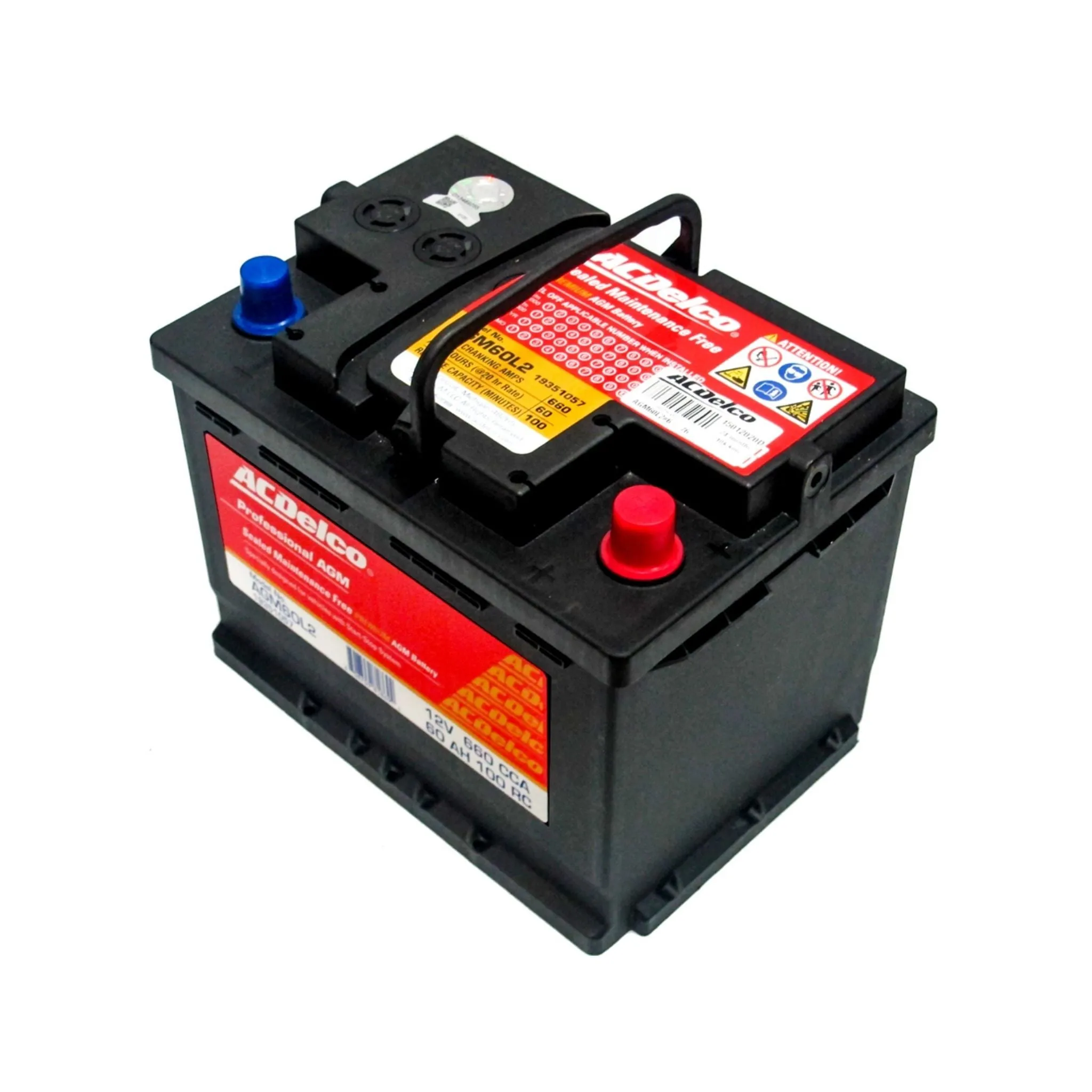 ACDelco AGM Battery - DIN55H (BCI 47 / DIN H5 / L2 )