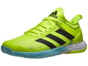 Adidas adizero Ubersonic 4 Yellow/Black/Sky Men’s Tennis Shoes - NEW ARRIVAL