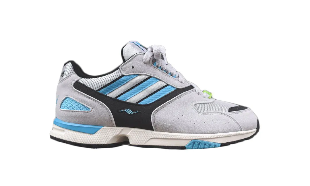 ADIDAS Men's Consortium ZX 4000 Sneakers, Grey One/Bright Cyan, US 13.5