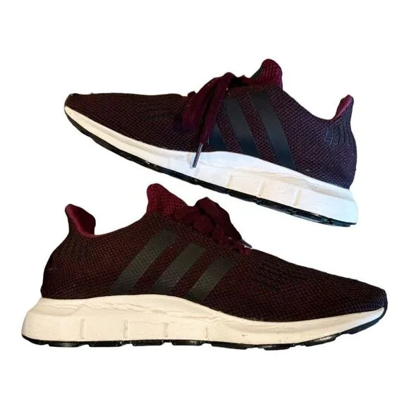 Adidas Swift Run CQ2600 Maroon Black Athletic Running Sneakers Unisex Youth 6