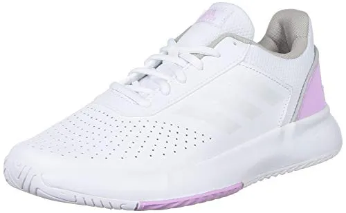 Adidas Women's COURTSMASH Tennis Shoe- FTWWHT/IRIDES/CLELIL, 7 UK