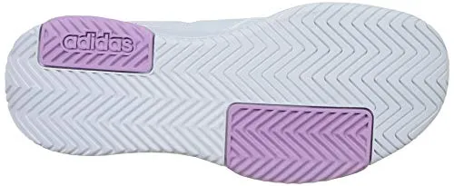 Adidas Women's COURTSMASH Tennis Shoe- FTWWHT/IRIDES/CLELIL, 7 UK
