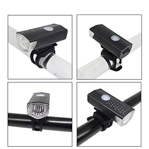 AFPIN Combo of Rechargeable Head Cycle Light and Cycle Tail Light Cycle Light for Bicycle
