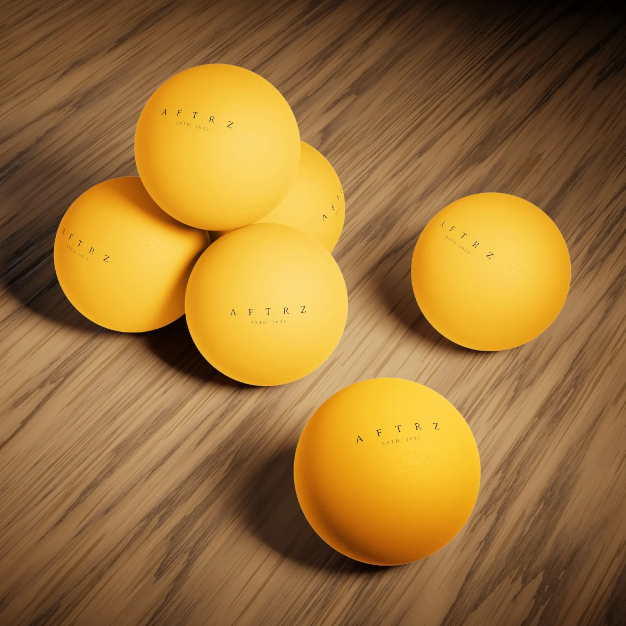 Aftrz Minimalist Ping Pong Balls - Set of 6