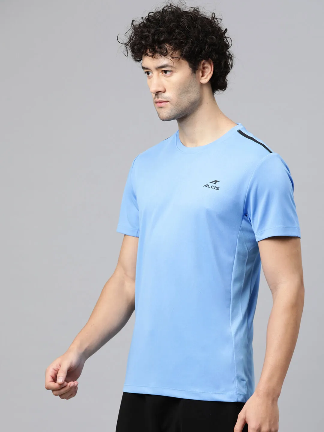 Alcis Men Anti Static Slim Fit T-shirt