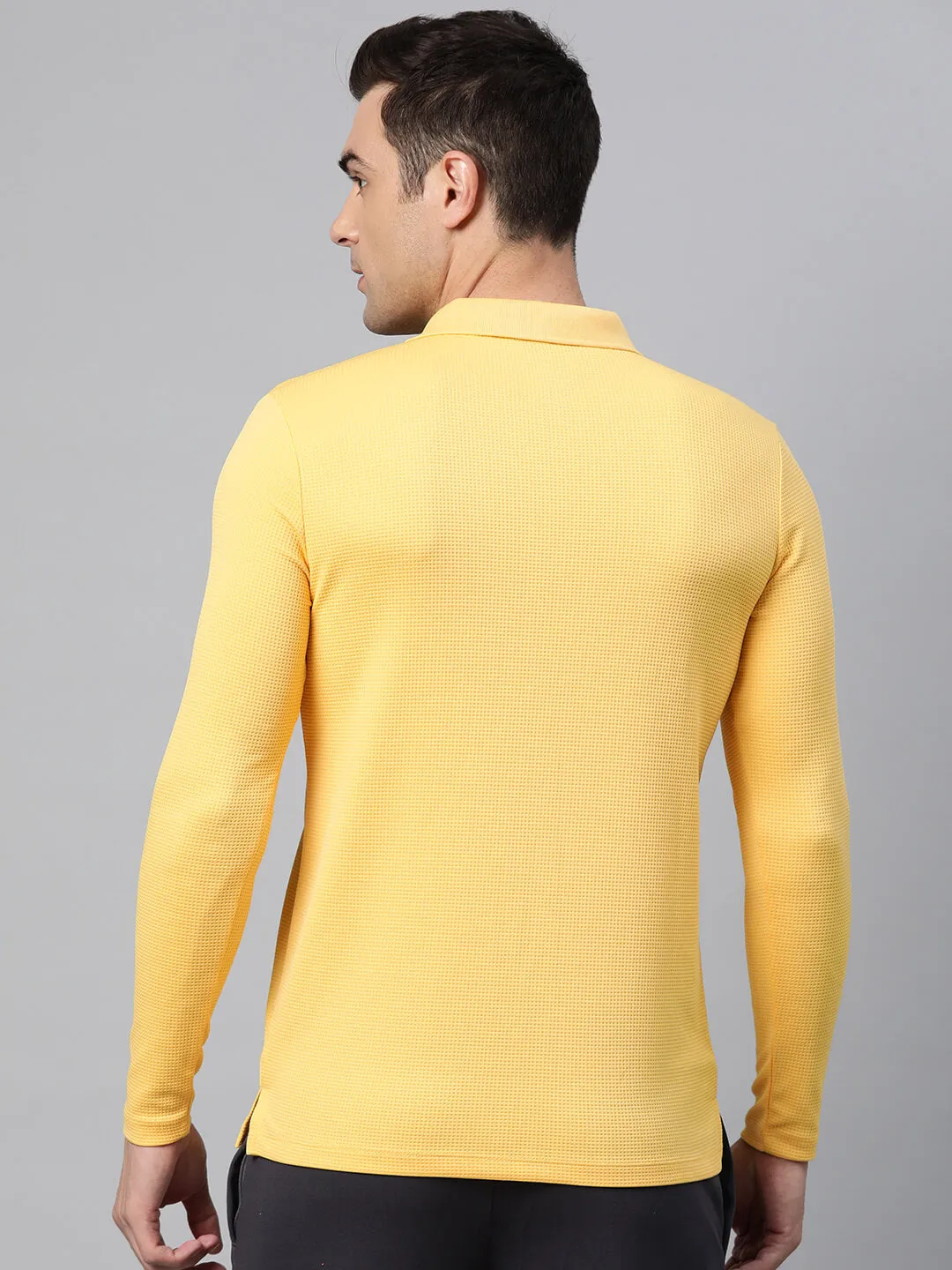 Alcis Men Polo Collar Anti Static Slim Fit T-shirt