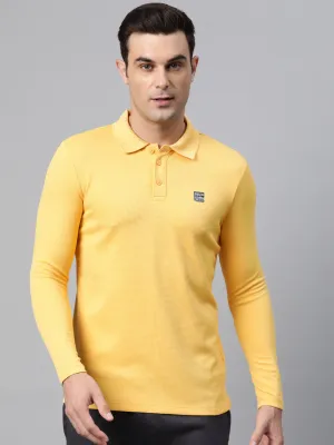 Alcis Men Polo Collar Anti Static Slim Fit T-shirt