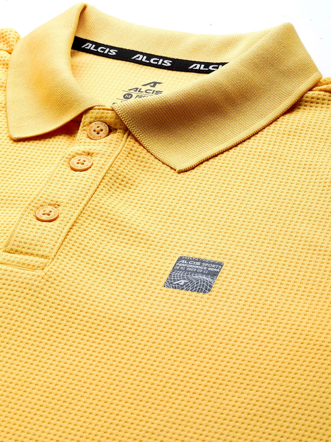 Alcis Men Polo Collar Anti Static Slim Fit T-shirt