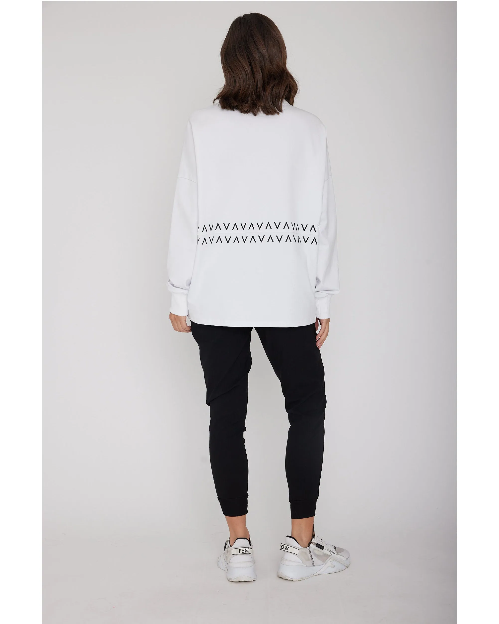 Alexandra Penex Long Sleeve - White