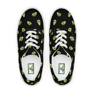 Aloha Tribe Avacado Womens Black Canvas Shoes