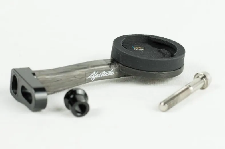 ALPITUDE UNIVERSAL STELVIO CARBON COMPUTER MOUNT FOR GARMIN, WAHOO OR POLAR