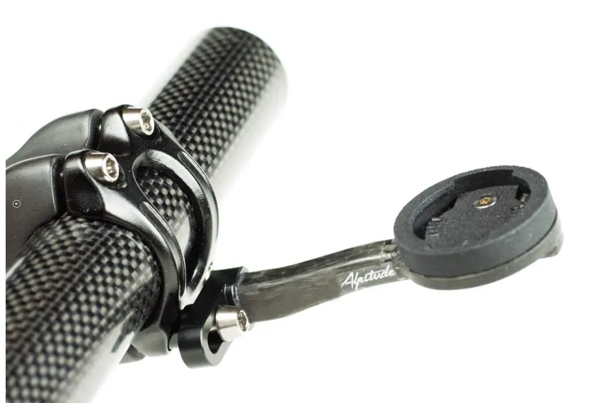 ALPITUDE UNIVERSAL STELVIO CARBON COMPUTER MOUNT FOR GARMIN, WAHOO OR POLAR