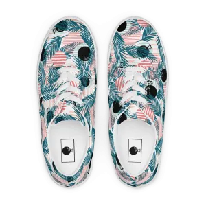 Alter Ego Tropical Palms Mens Canvas Shoes