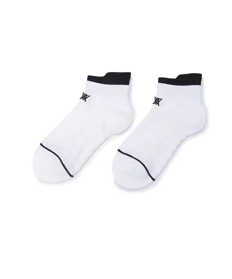 ANEW Golf Men's Basic Sneakers Socks - White