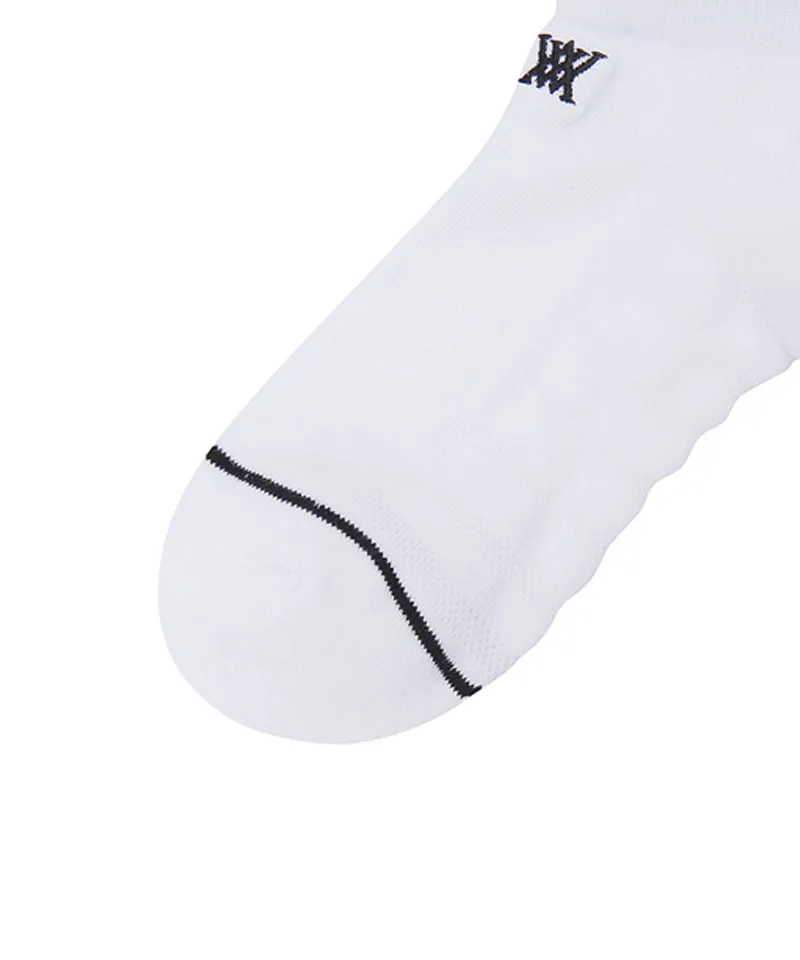 ANEW Golf Men's Basic Sneakers Socks - White