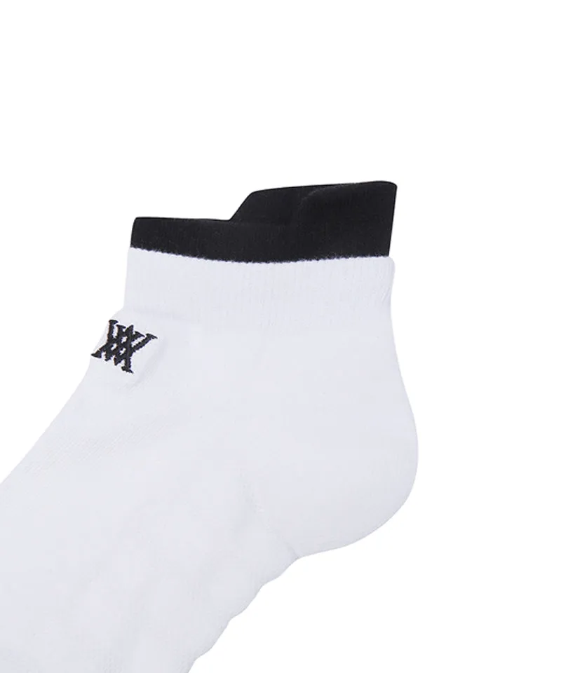 ANEW Golf Men's Basic Sneakers Socks - White