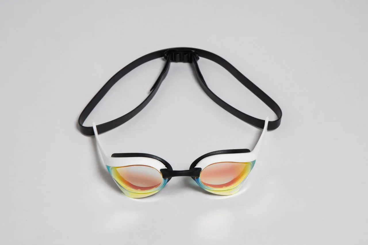 Arena Cobra Ultra Swipe Mirror Yellow Copper-White