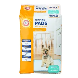 Arm and Hammer for  Dogs Puppy Training Pads with Attractant, Leak-Proof, Odor Control