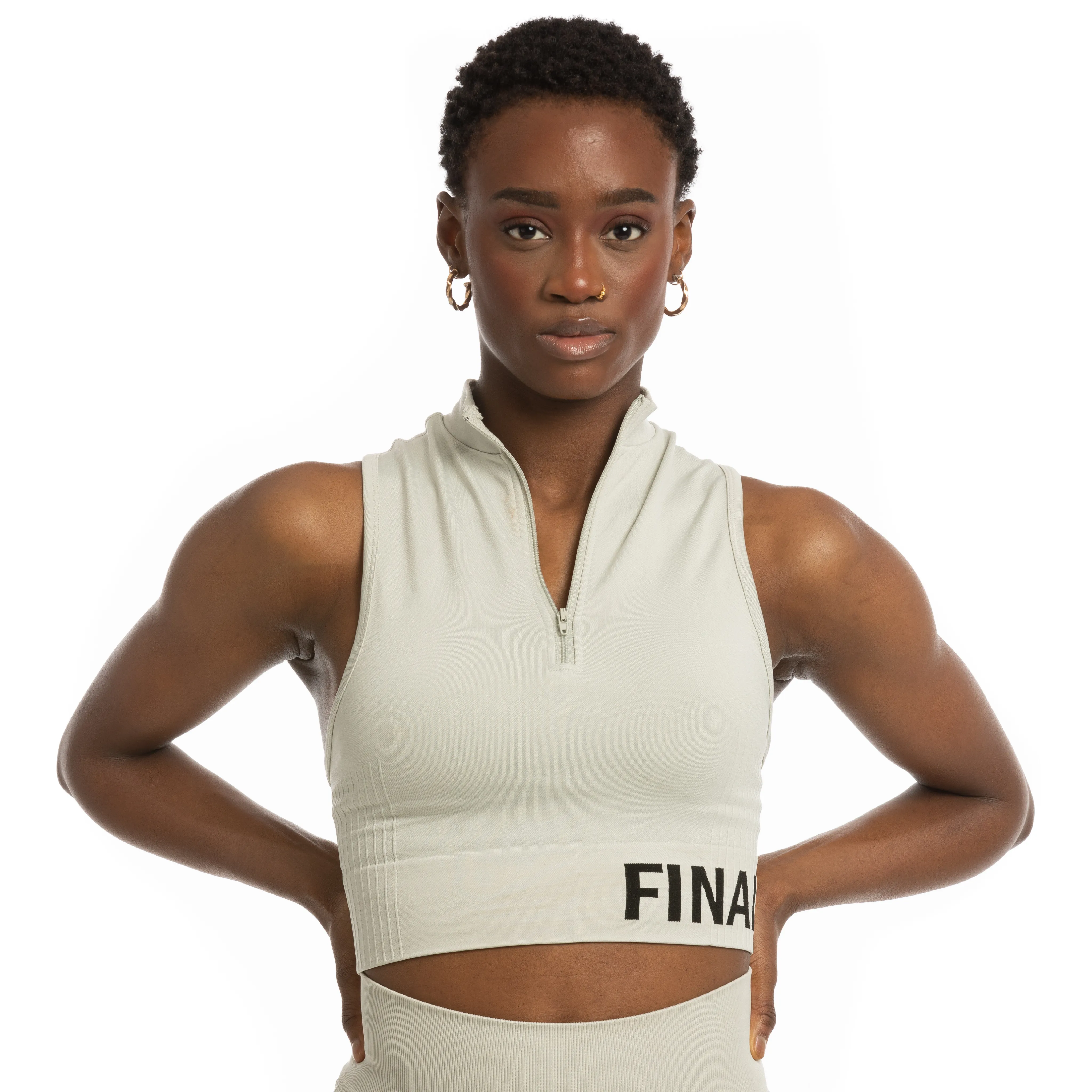 Ash Zip Top