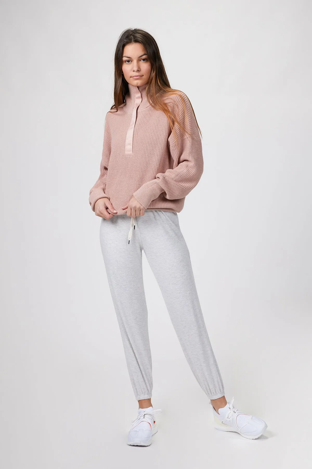 AXTELL HALF ZIP KNIT PULLOVER
