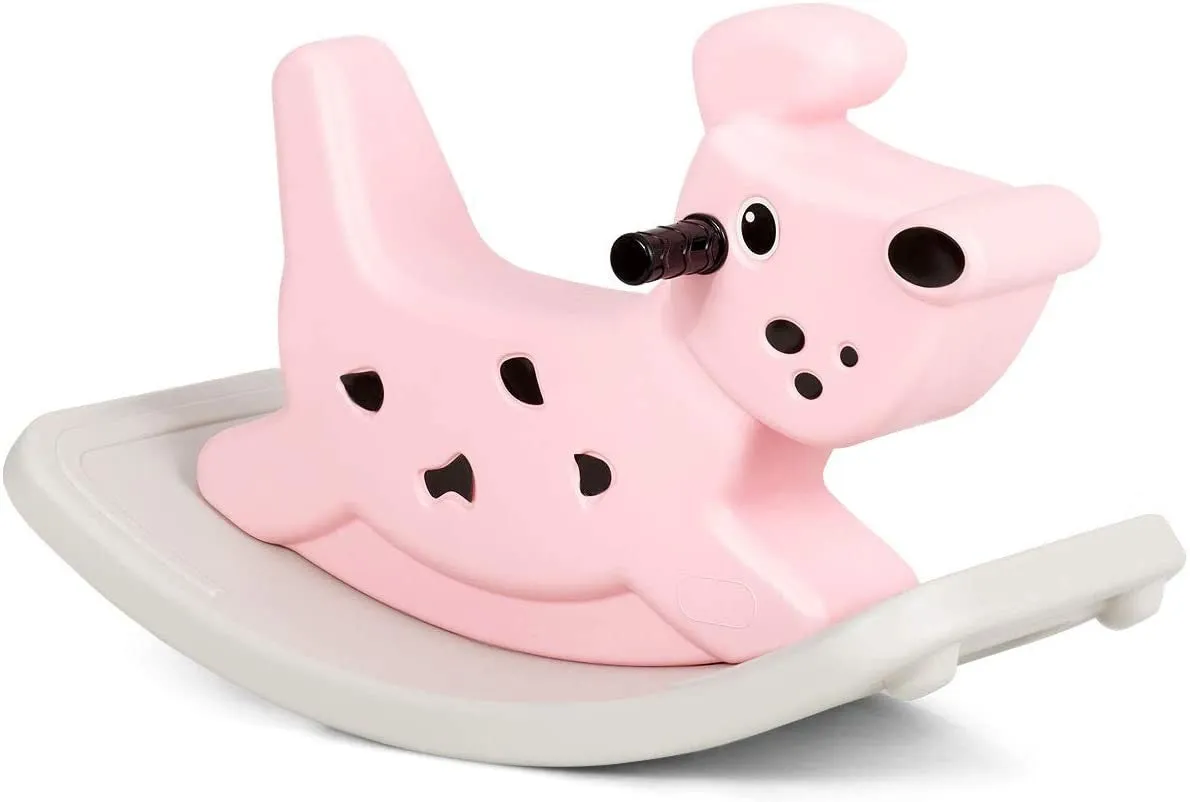 Baby & Toddler Rocking Horse Dog | Ride On Toy with Grip Handles | Music | Lights | 6-36m