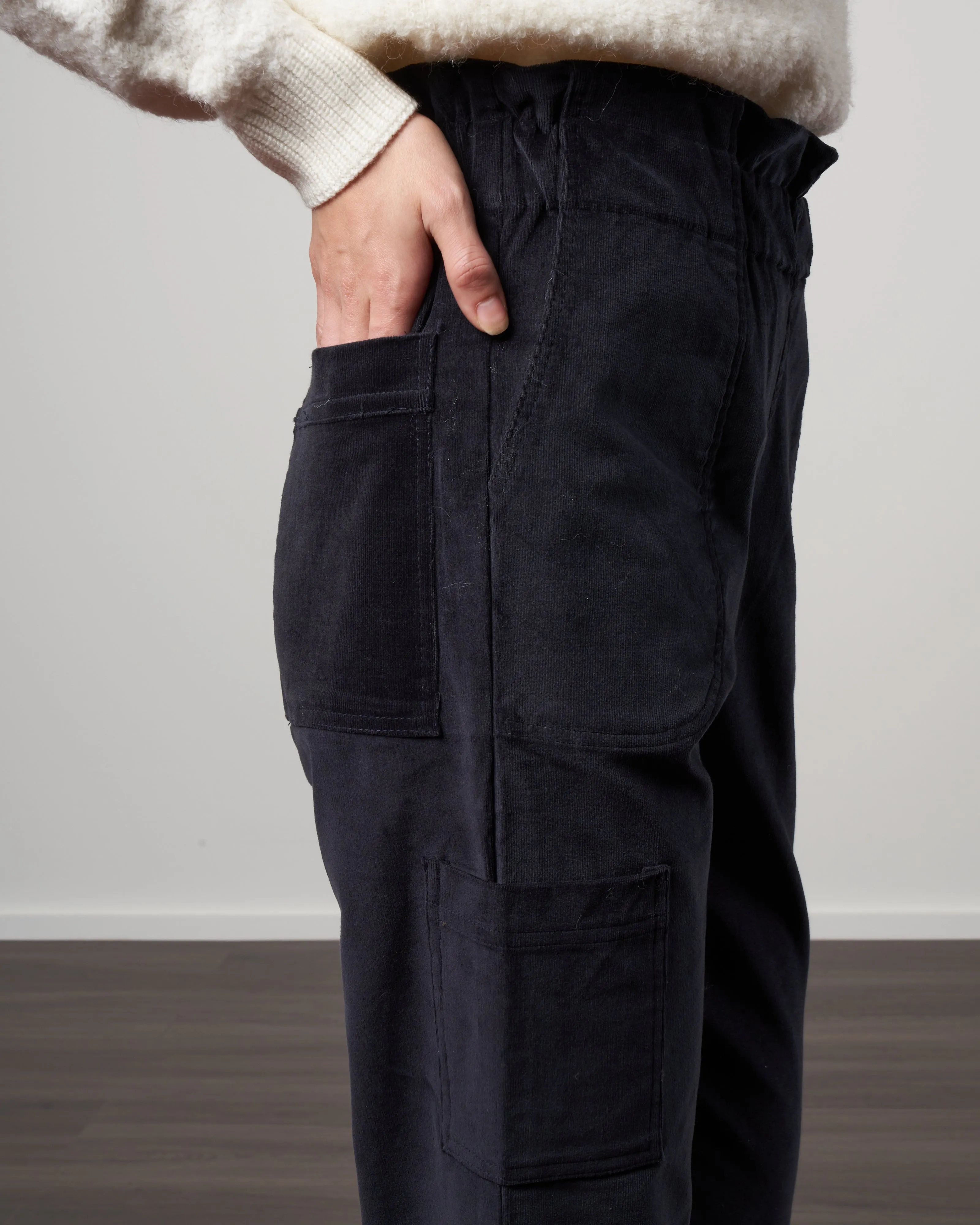 baja pant - navy corduroy