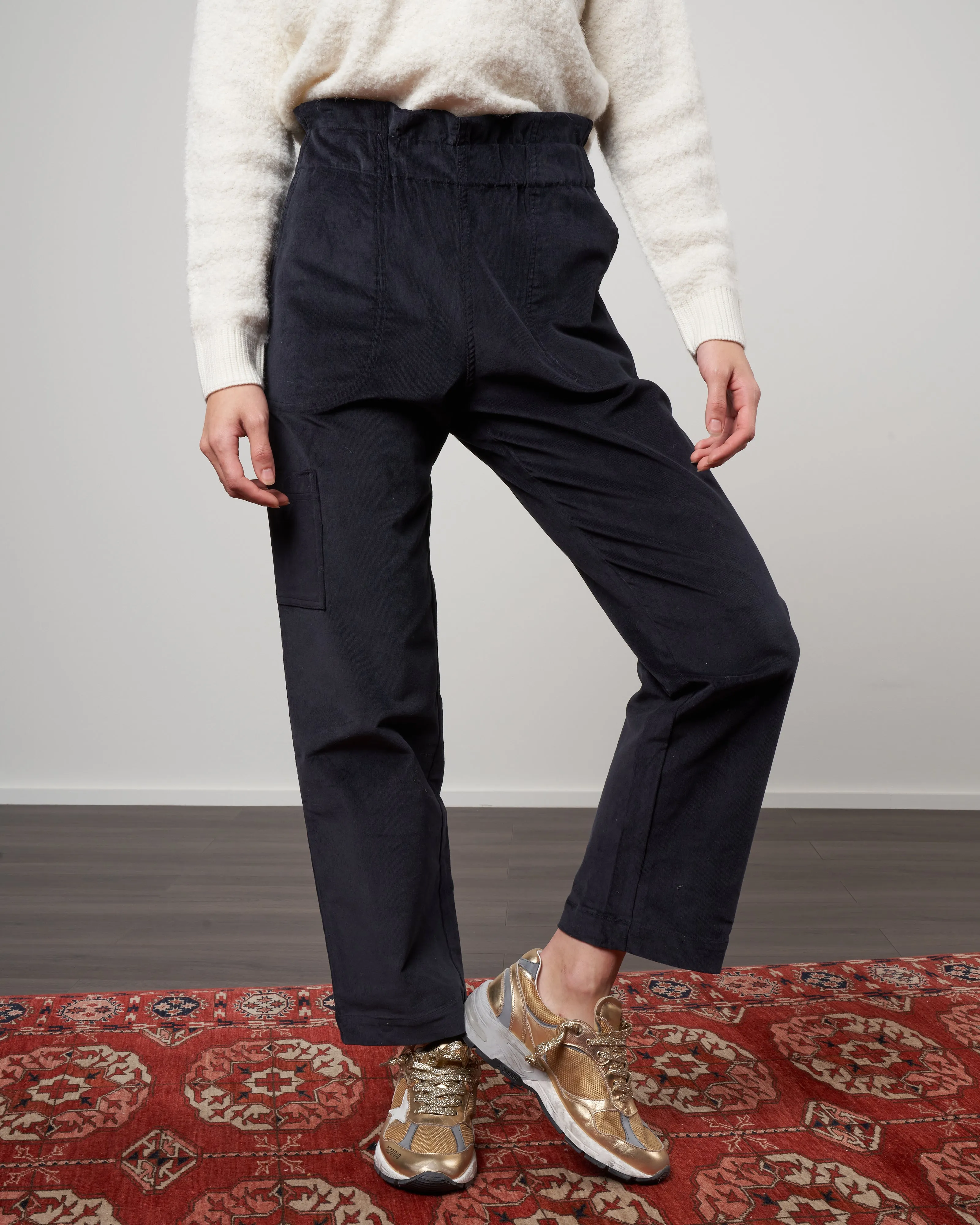 baja pant - navy corduroy