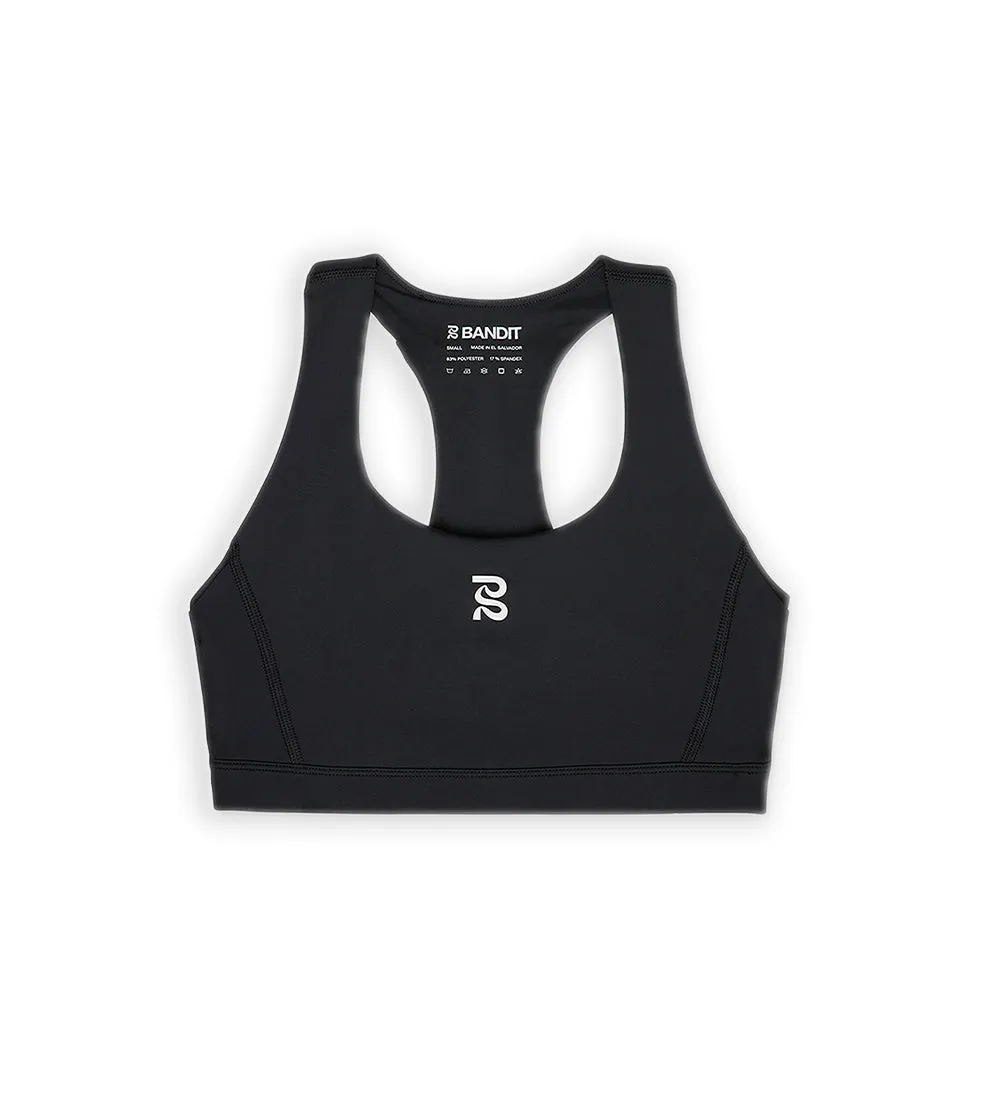 Bandit Running - Stamina Scoop Neck Run Bra - Black