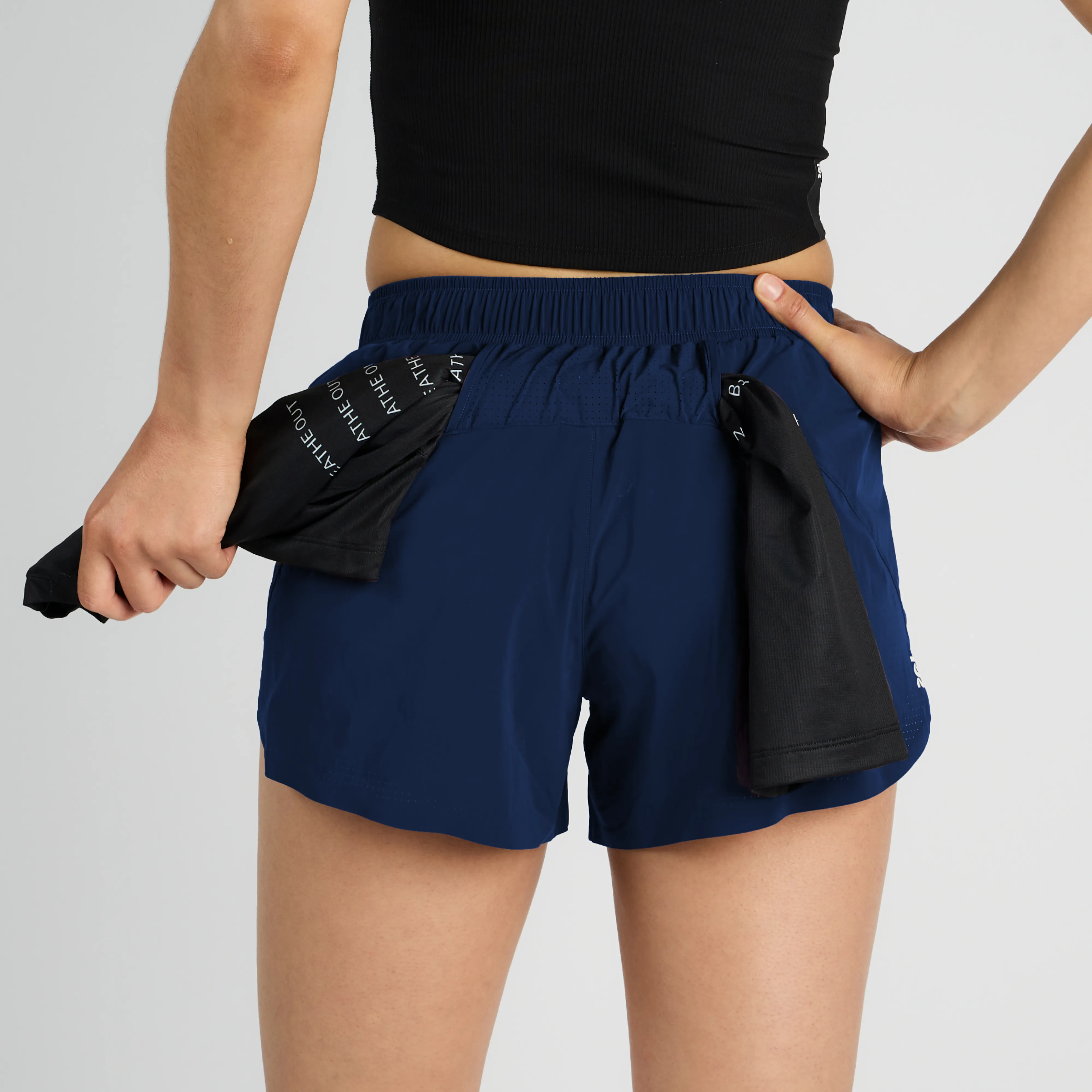 Bandit Running - Vento 4" Women's Training Short - Navy