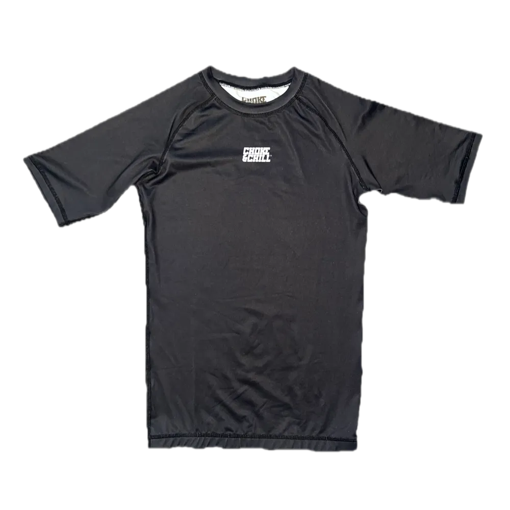 Basic Rashguard - Black - Short Sleeve