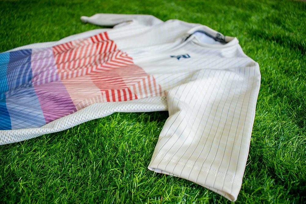 Beige Hybrid Cycling Jersey