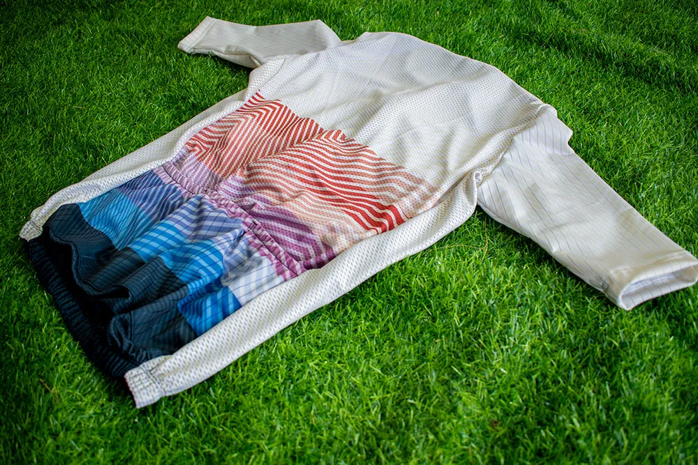 Beige Hybrid Cycling Jersey