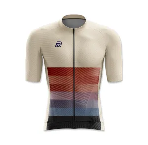 Beige Hybrid Cycling Jersey
