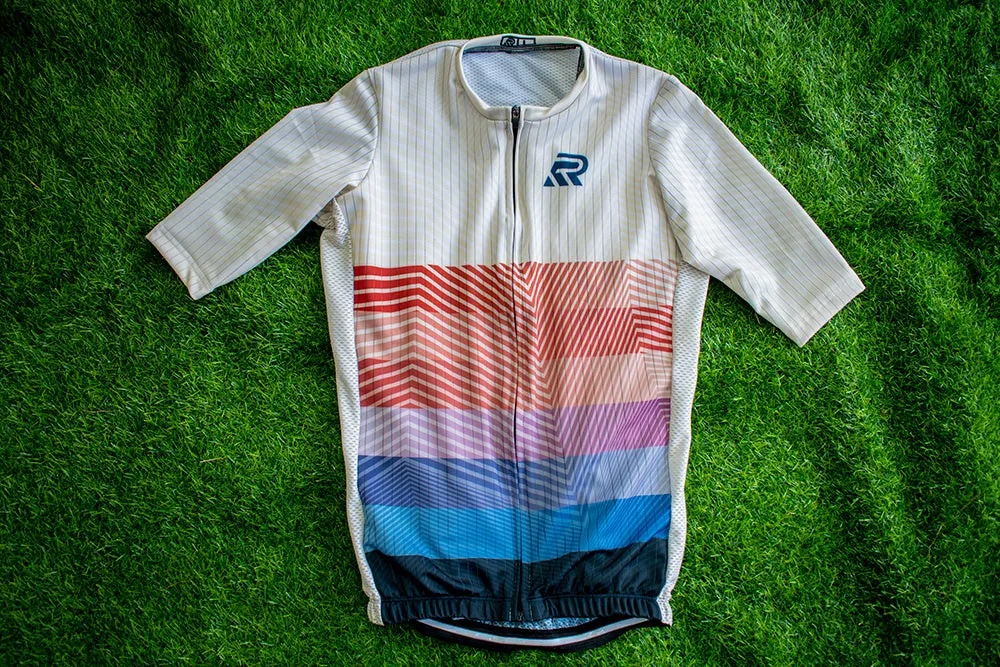 Beige Hybrid Cycling Jersey