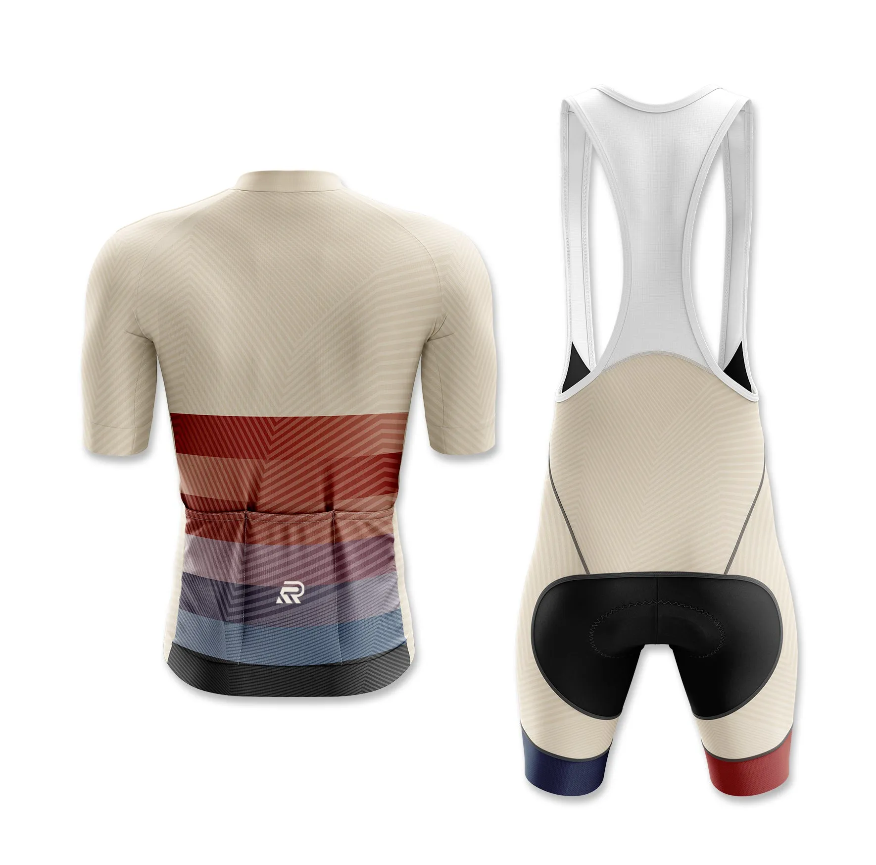 Beige Hybrid Cycling Jersey