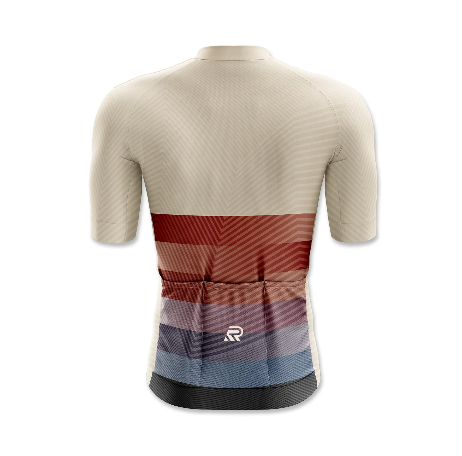 Beige Hybrid Cycling Jersey