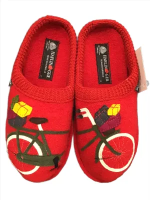 Bicycle Wool Felt Slipper
