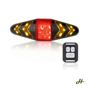 Bike Light - Bike USB rechargeable Indicator (remote controlled)