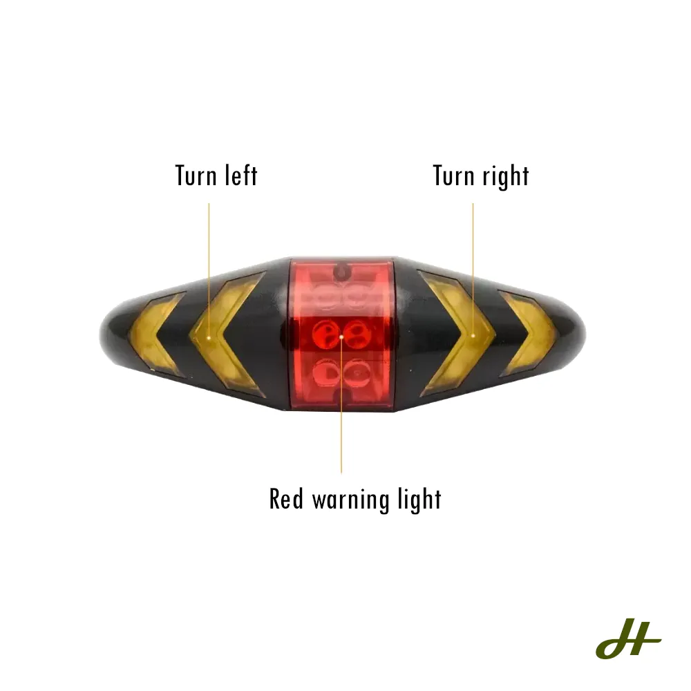Bike Light - Bike USB rechargeable Indicator (remote controlled)