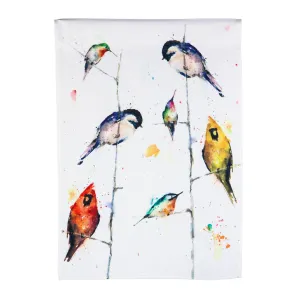 Birds on Branches Garden Satin Flag,14a10302