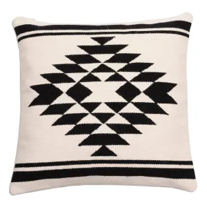 BLACK & WHITE ANDEAN DIAMOND PILLOW (PERU)