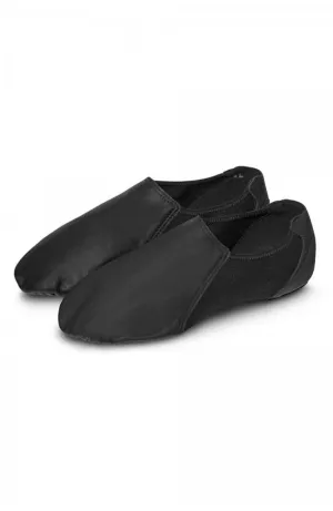 Black Leather Spark Jazz Shoe - Adult